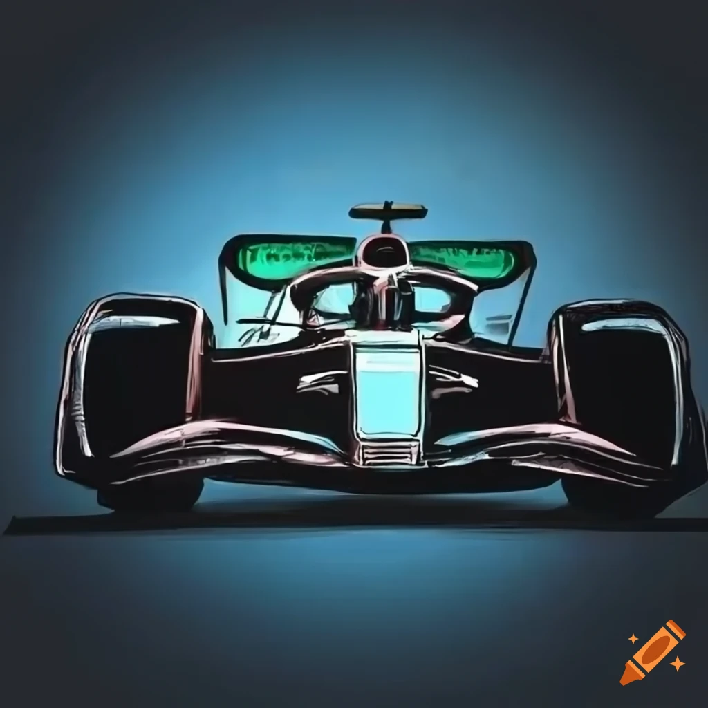 Simon Larsson - Sketchwall: Retro F1 Car Sketch