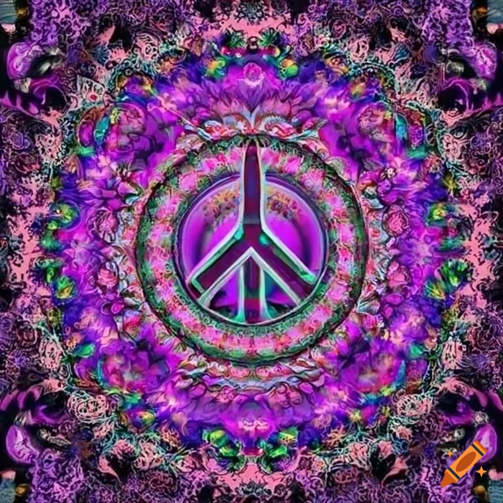pink peace sign backgrounds