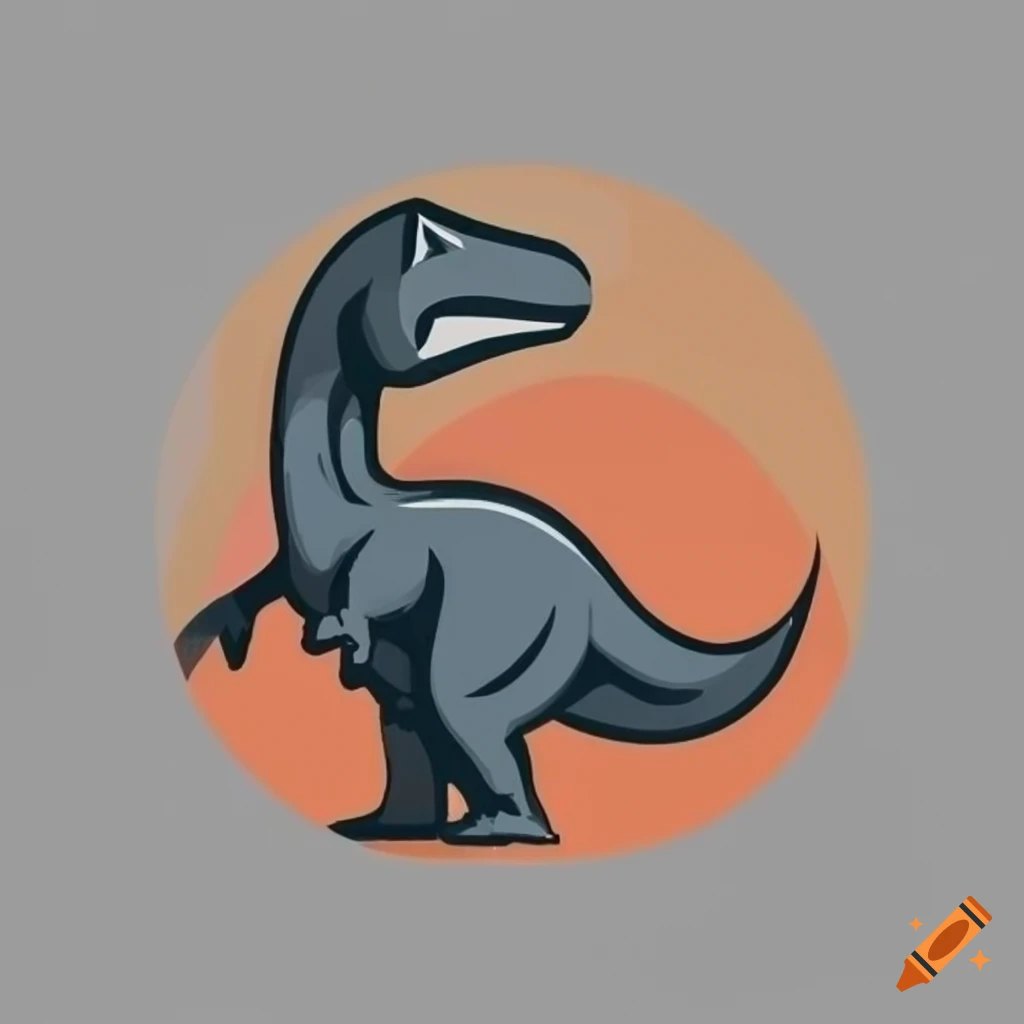 Cute dinosaur logo design happy dino baby concept Vector Image