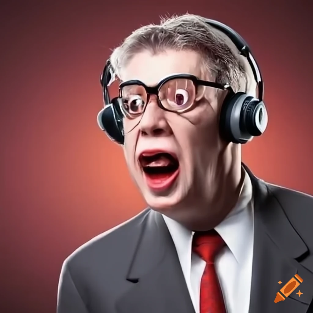 Funny announcer on Craiyon