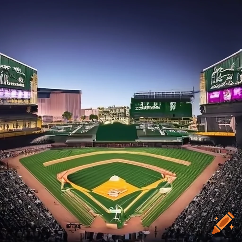 New oakland a's retractable roof baseball stadium located on the las