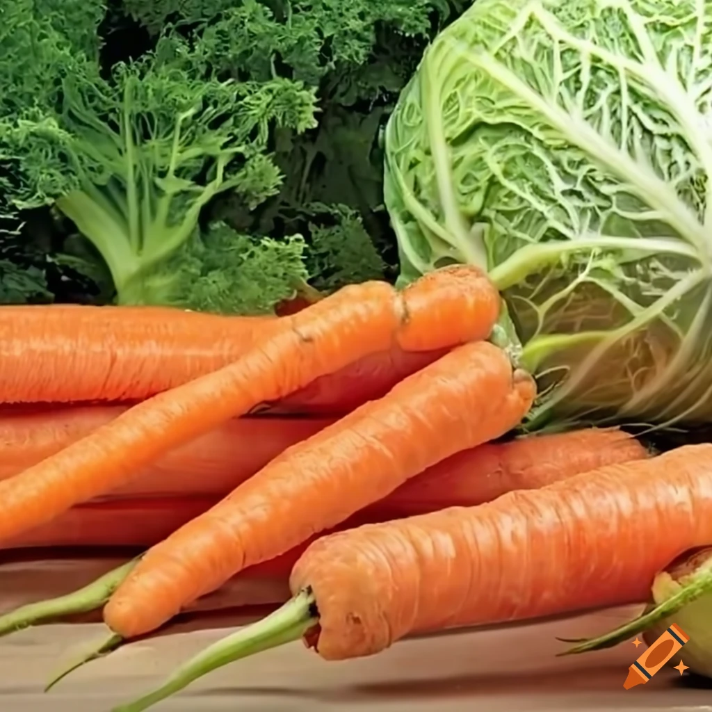 Carrots and cabbage