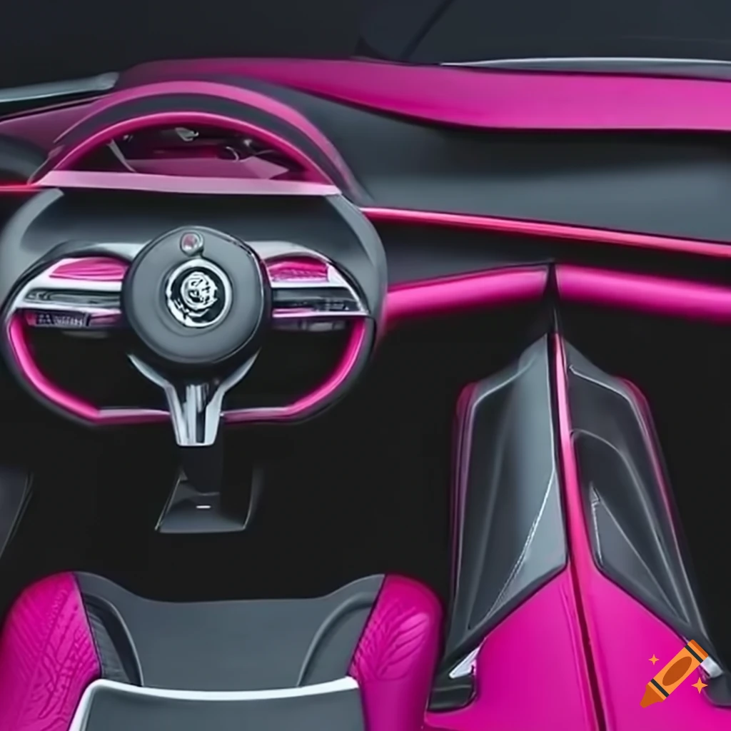 The magenta 2027 alfa romeo caelum concept electric hypercar embodies a