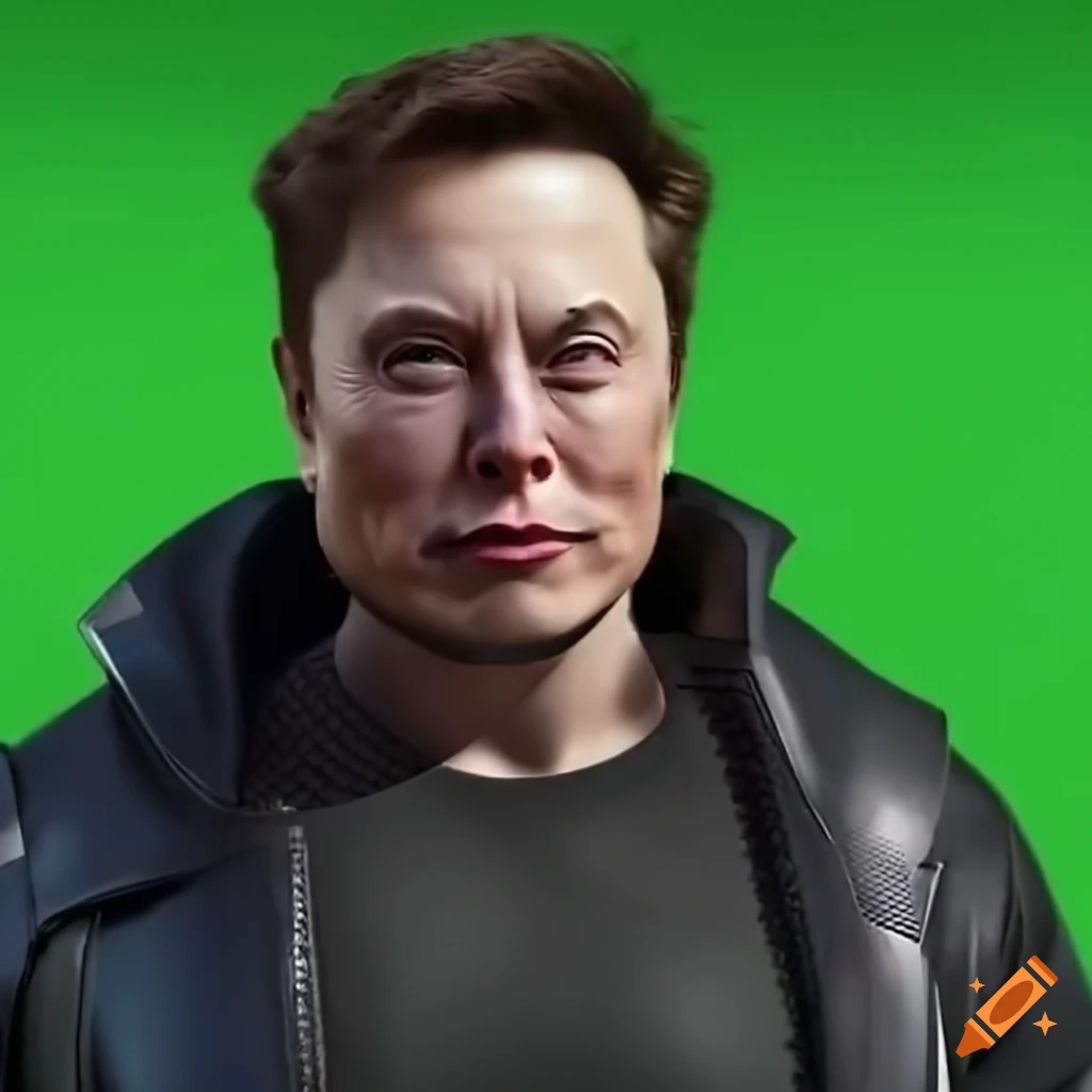 Photo-realistic 3D animation of Elon Musk with superhero-like