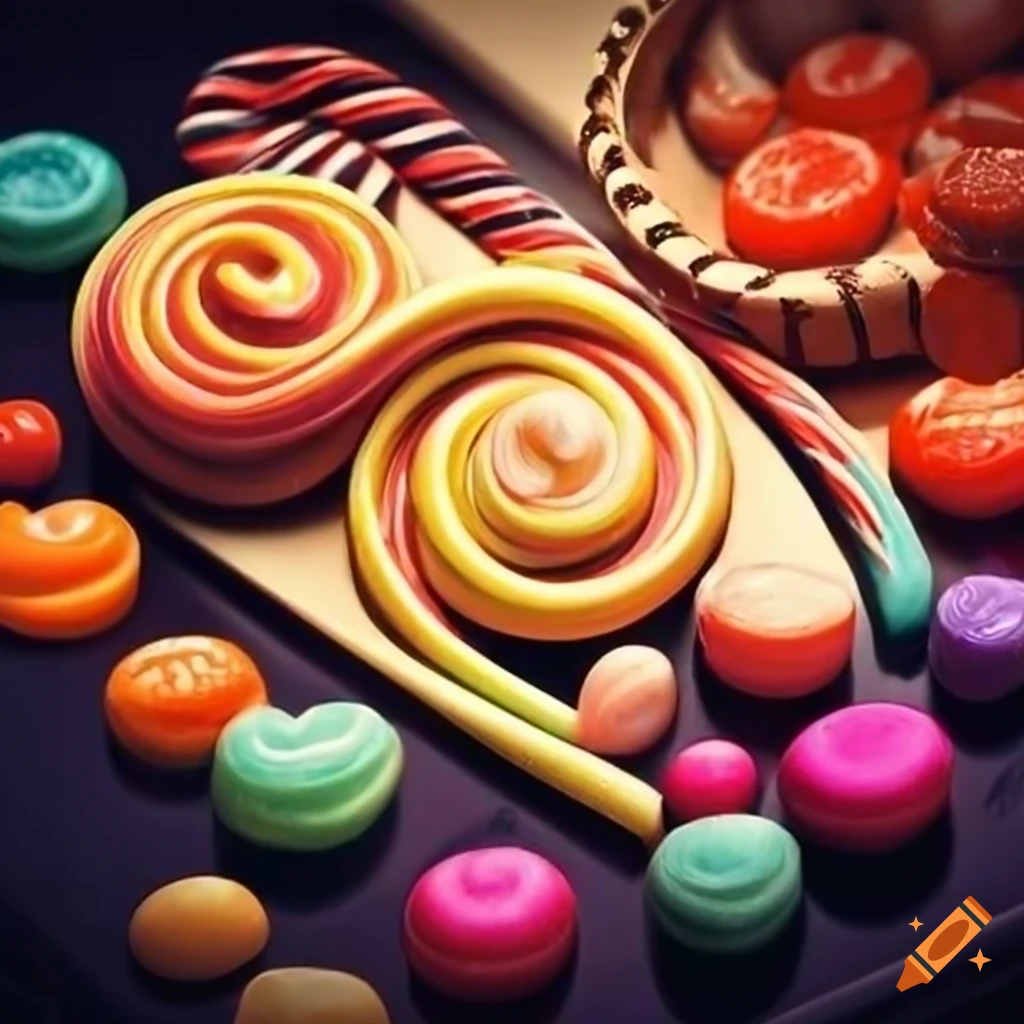 World of candy on Craiyon