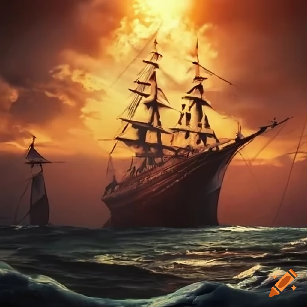 Ride, captain, ride upon your mystery ship