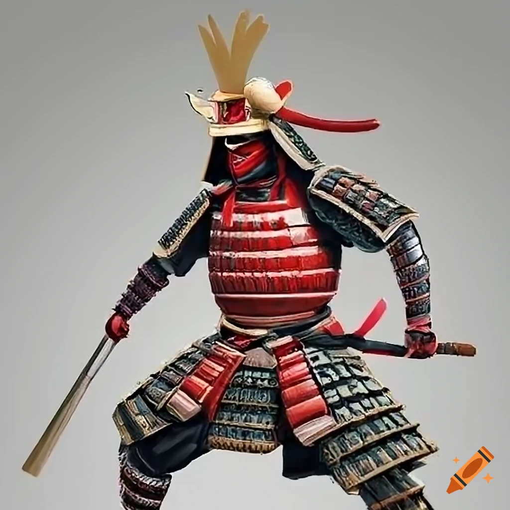 The samurai warrior on Craiyon
