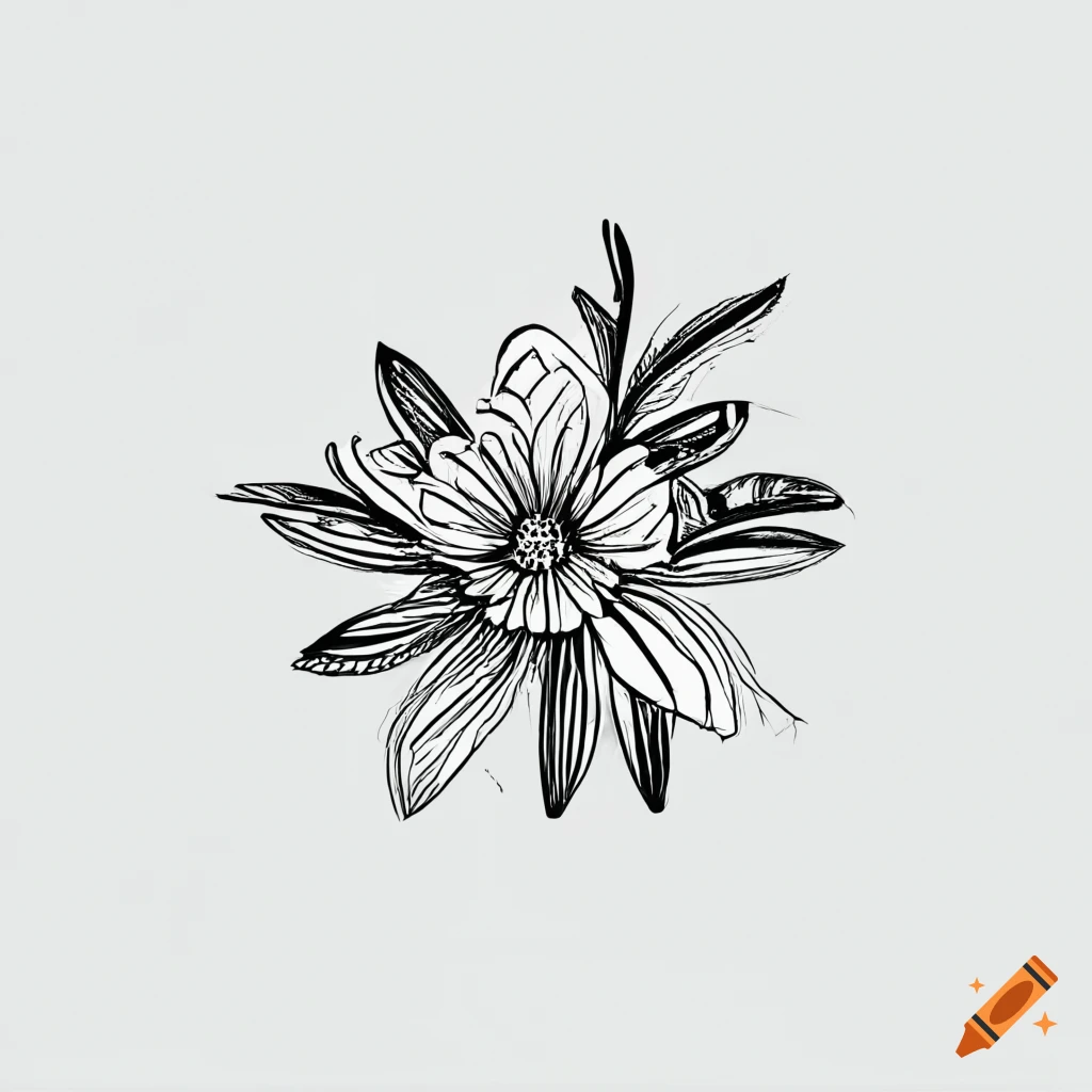 Flower Drawing PNG Transparent Images Free Download | Vector Files | Pngtree-saigonsouth.com.vn