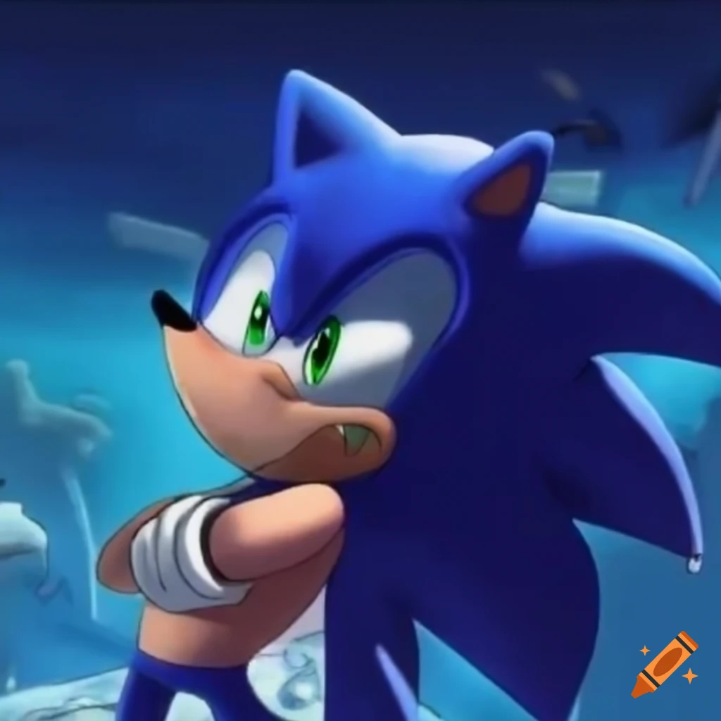 illustration, anime, Sonic the Hedgehog, Sonic, screenshot, computer HD  Wallpaper