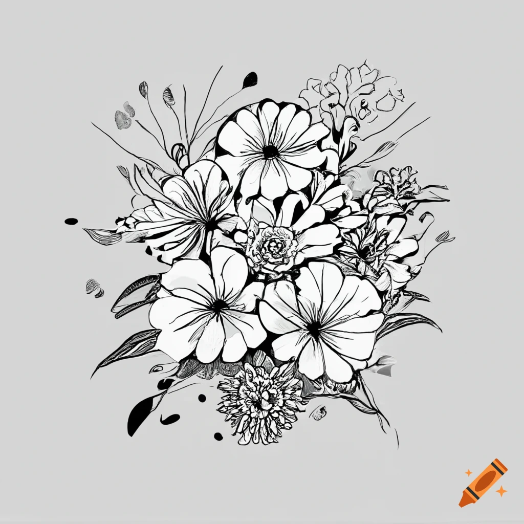 100,000 Flower outline simple Vector Images | Depositphotos