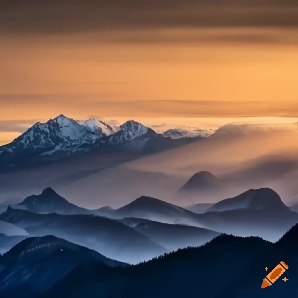 Mountains On Craiyon