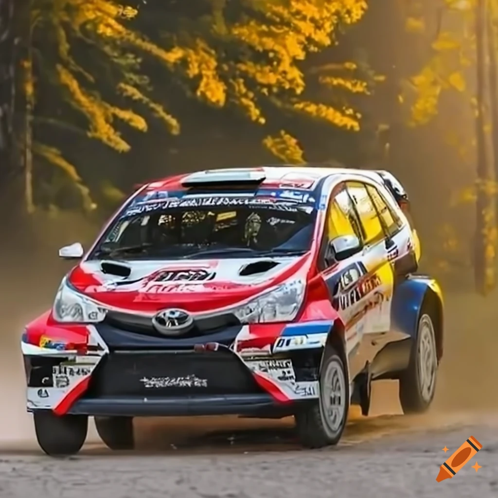 Avanza Rally Style Toyota avanza rally1 car running on finnish stages