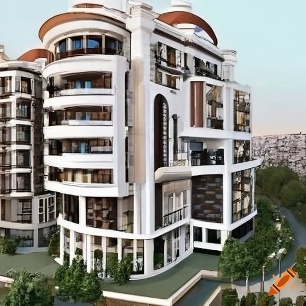 Luxury turkish residential building complex
