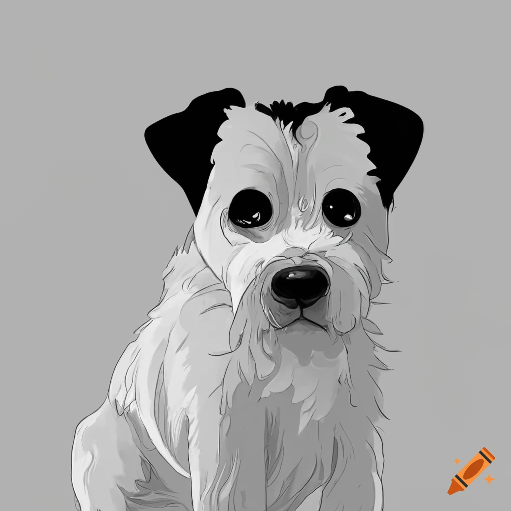Dog Black And White For Coloring dog-black-and-white-for-coloring
