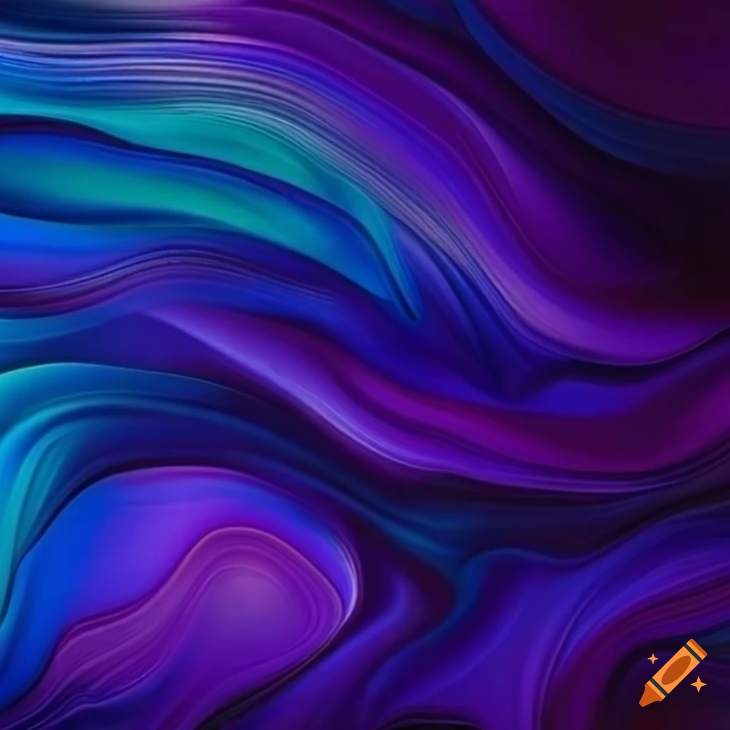 Smooth abstract artwork in shades of blue and purple