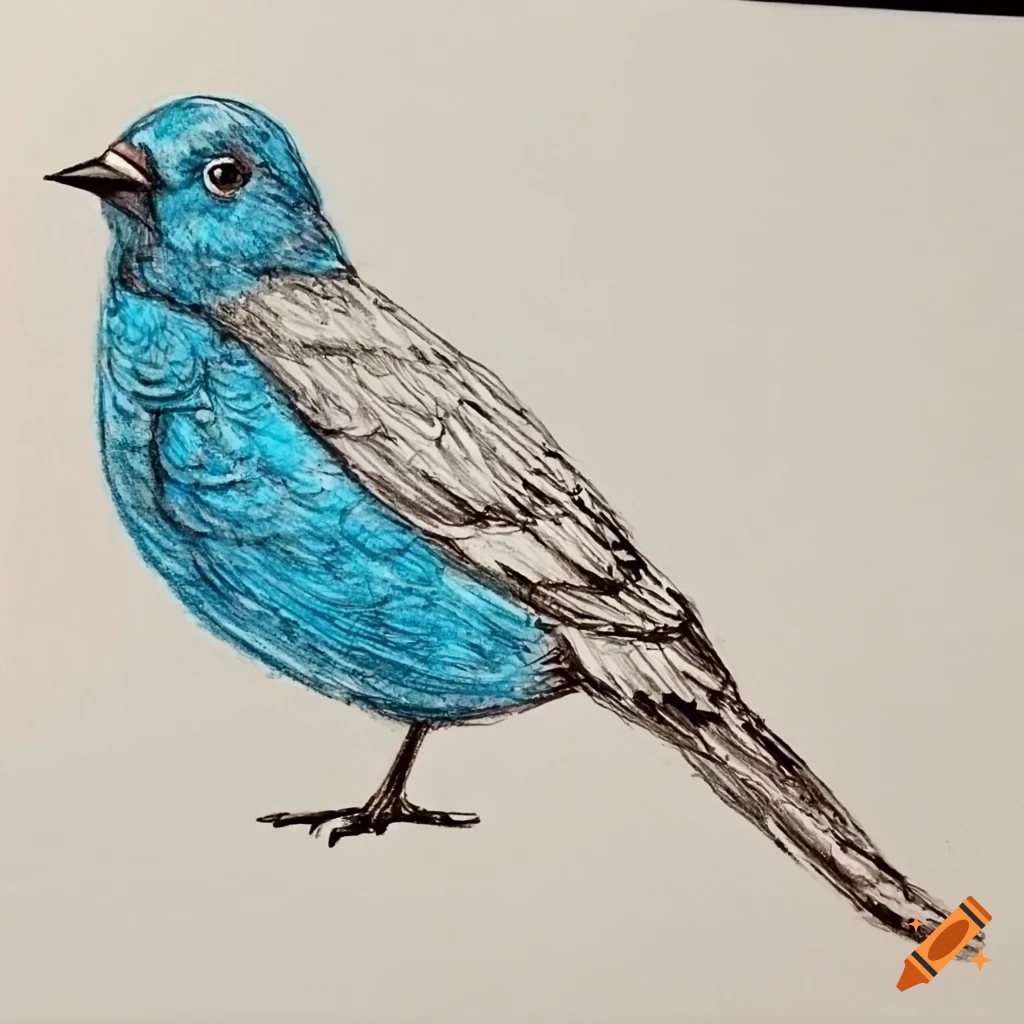 40 Beautiful Bird Drawings and Art works for your inspiration | Bird  drawings, Animal drawings, Bird pencil drawing