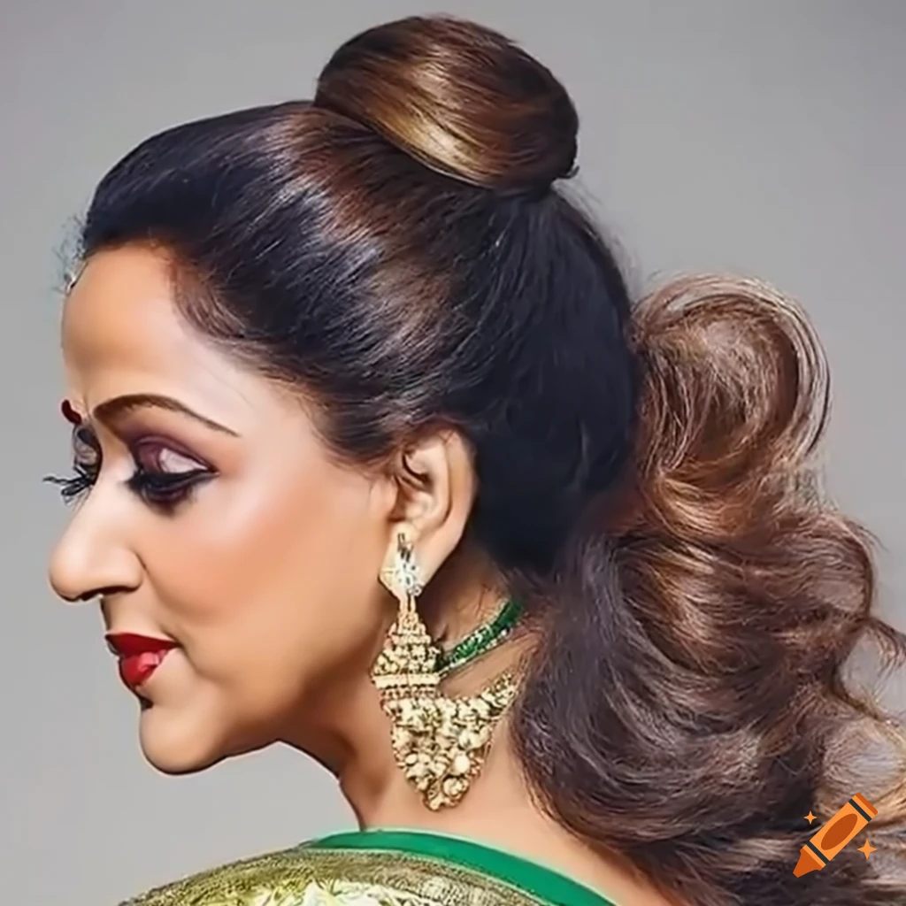 20 top Bun Hairstyle for Saree ideas in 2024