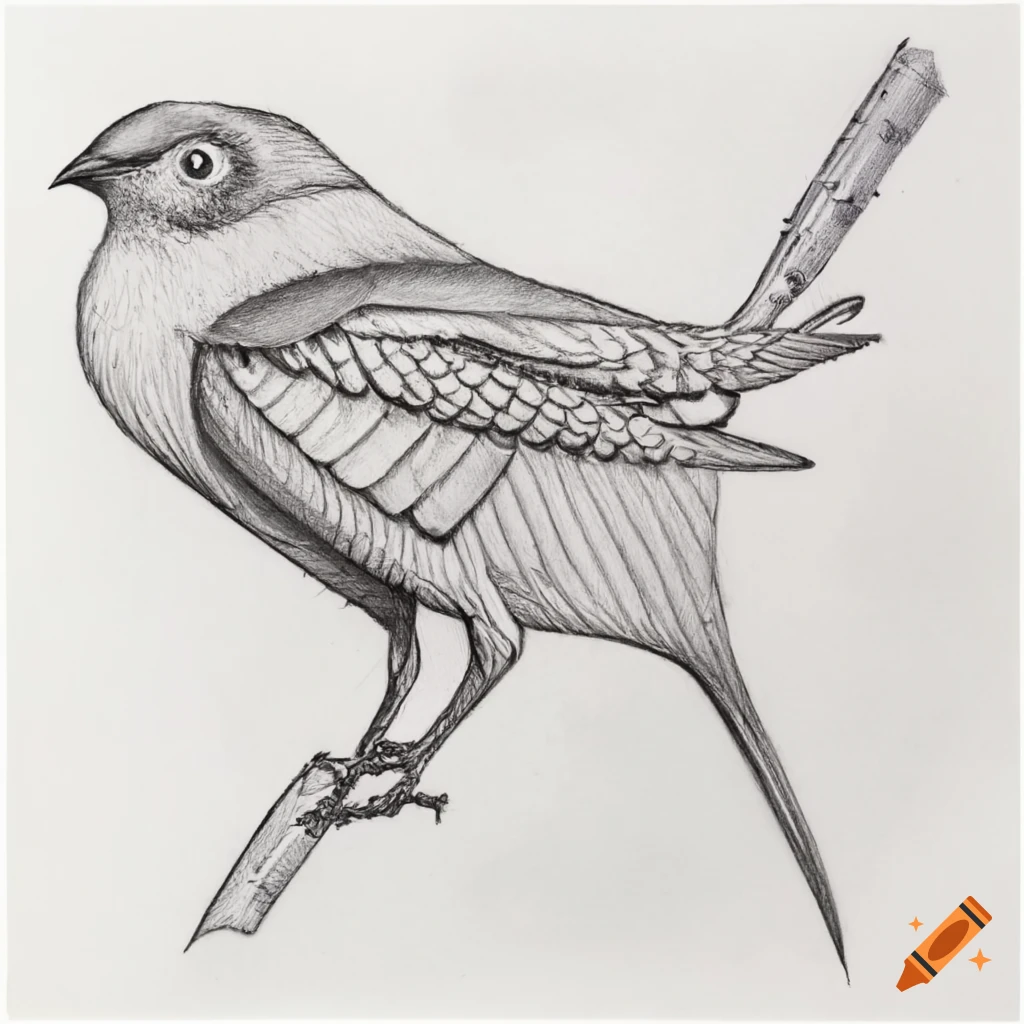 9+ Bird Drawings, Art Ideas