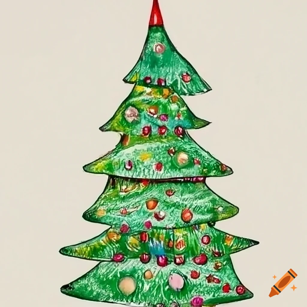How to Draw a Christmas Tree | A Step-by-Step Tutorial for Kids-saigonsouth.com.vn