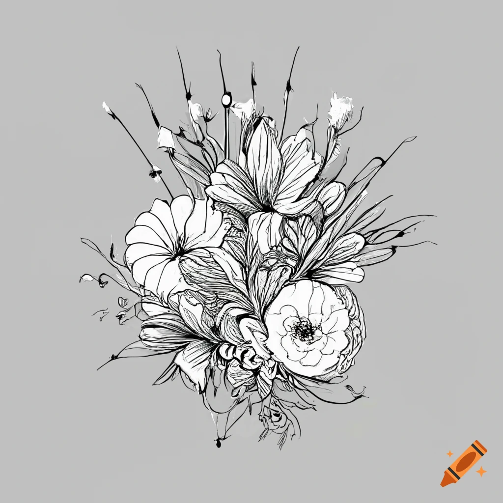 Flower Drawings | Inktober 2021 Roundup — Katrina Crouch | Blushed Design-saigonsouth.com.vn