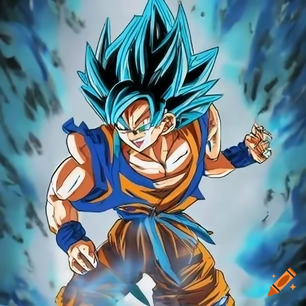 Goku SSJ Blue  Anime dragon ball goku, Dragon ball super manga