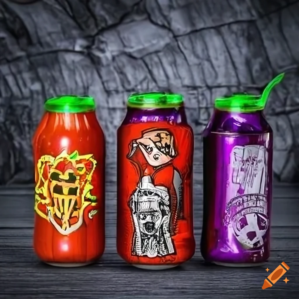 Witch doctor themed doctor pepper soda can for halloween
