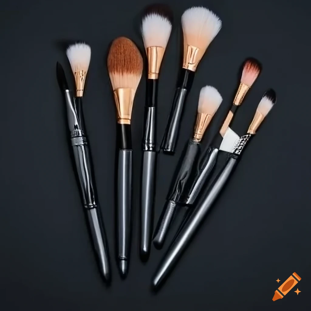 Makeup brushes set