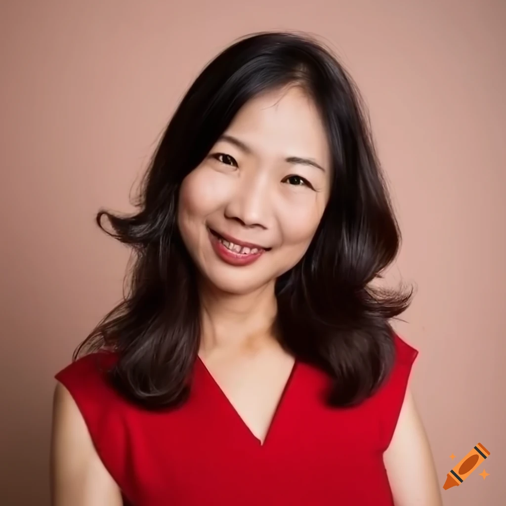 Portrait Of An Asian Mature Woman