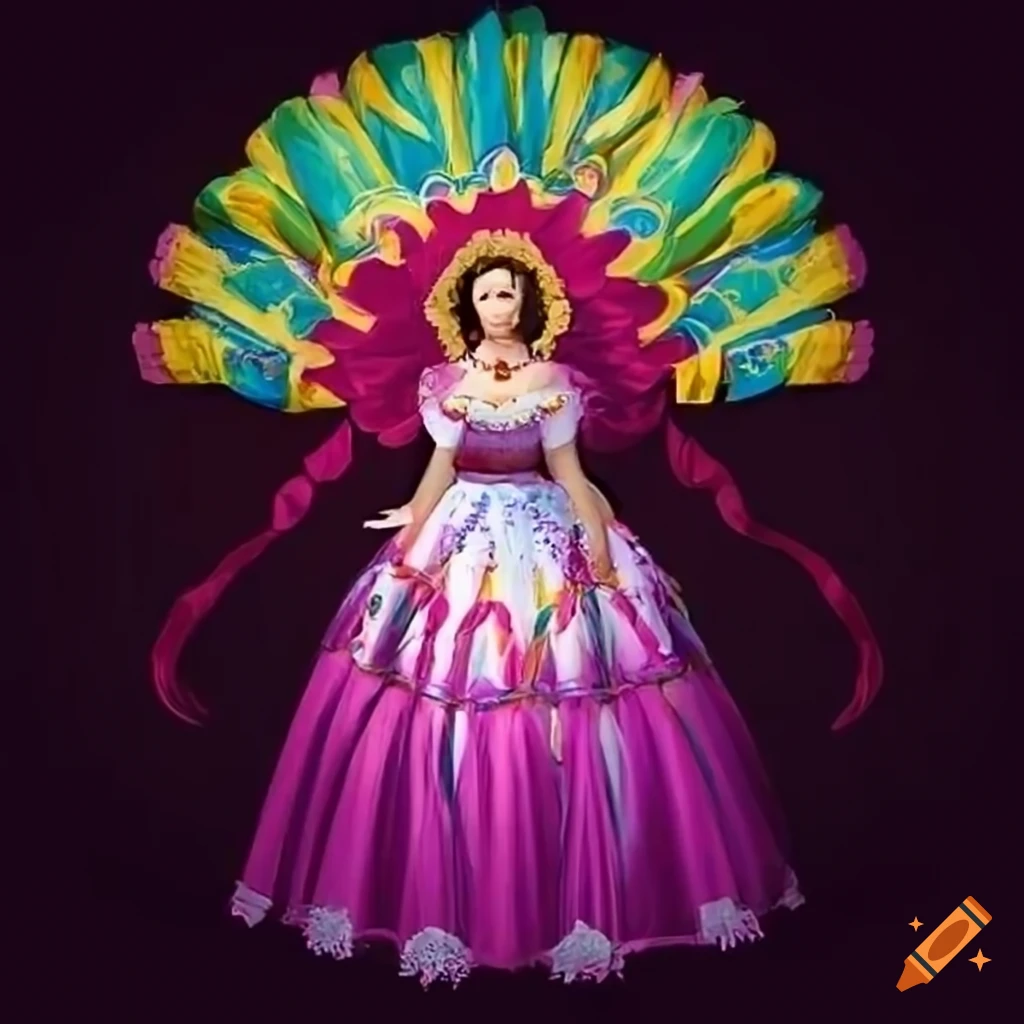 Make An Original Design Of A Costume For Panagbenga Festival 
