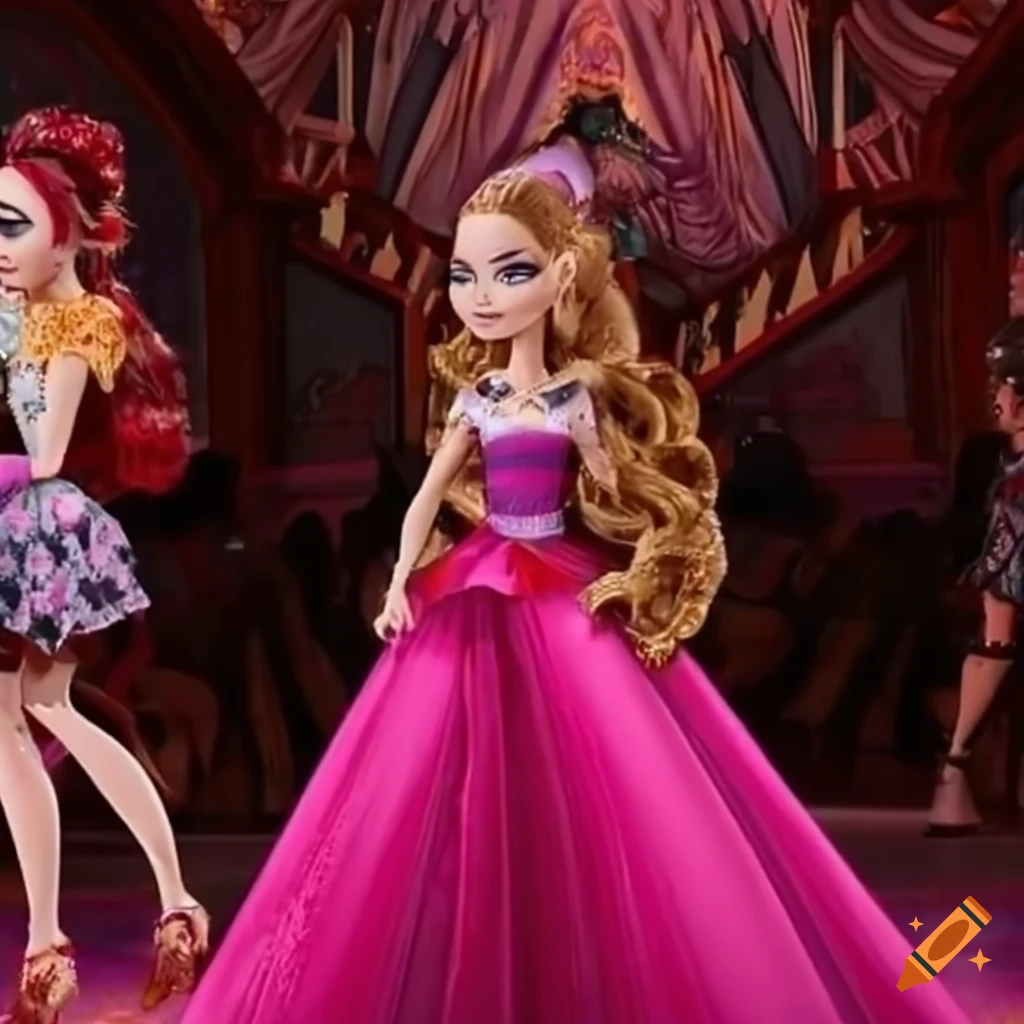 Raven queen from ever after high in monster high style on Craiyon