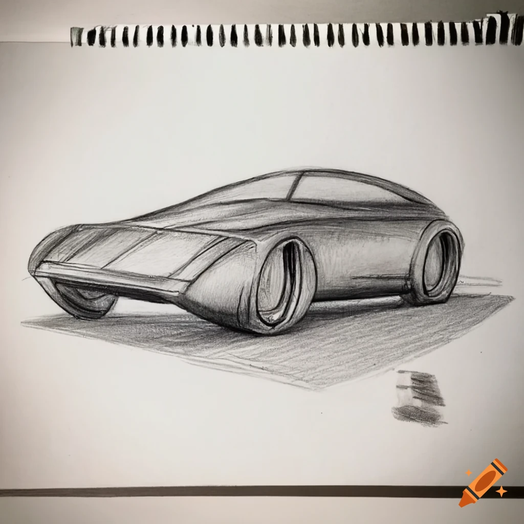 futuristic cars drawings