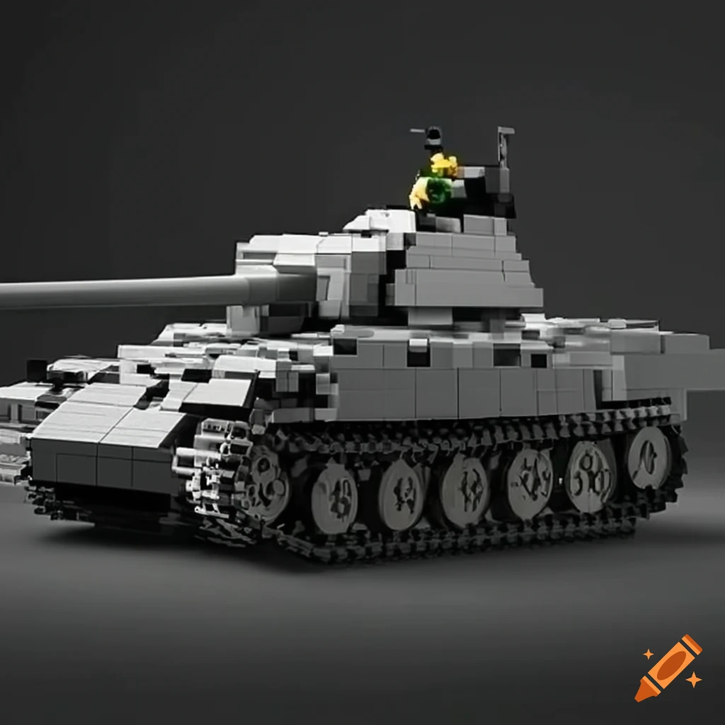1/16 Scale RC LEGO Panther Tank Instructions With Working Gun