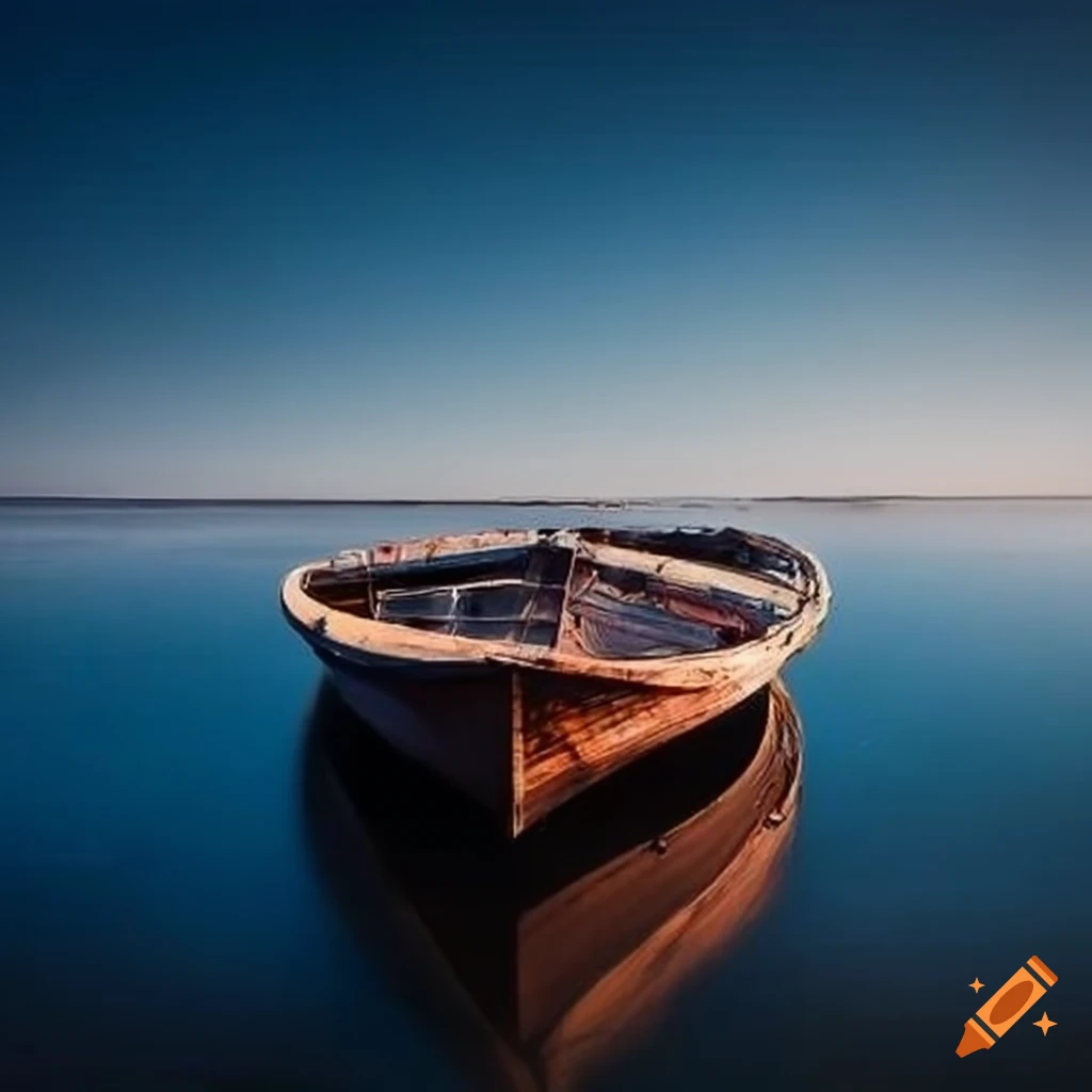A boat on sea