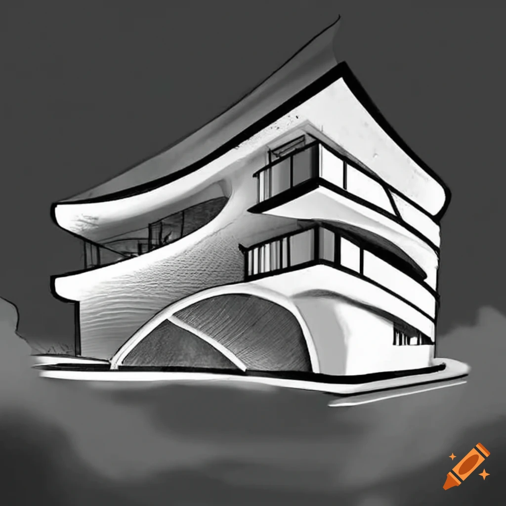 How to Draw a House in Two Point Perspective: Modern House - YouTube-saigonsouth.com.vn