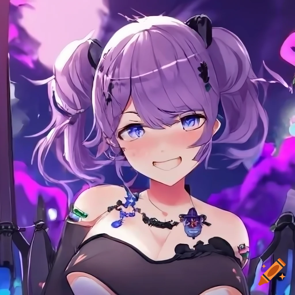 Nijisanji's vtuber selen tatsuki on Craiyon