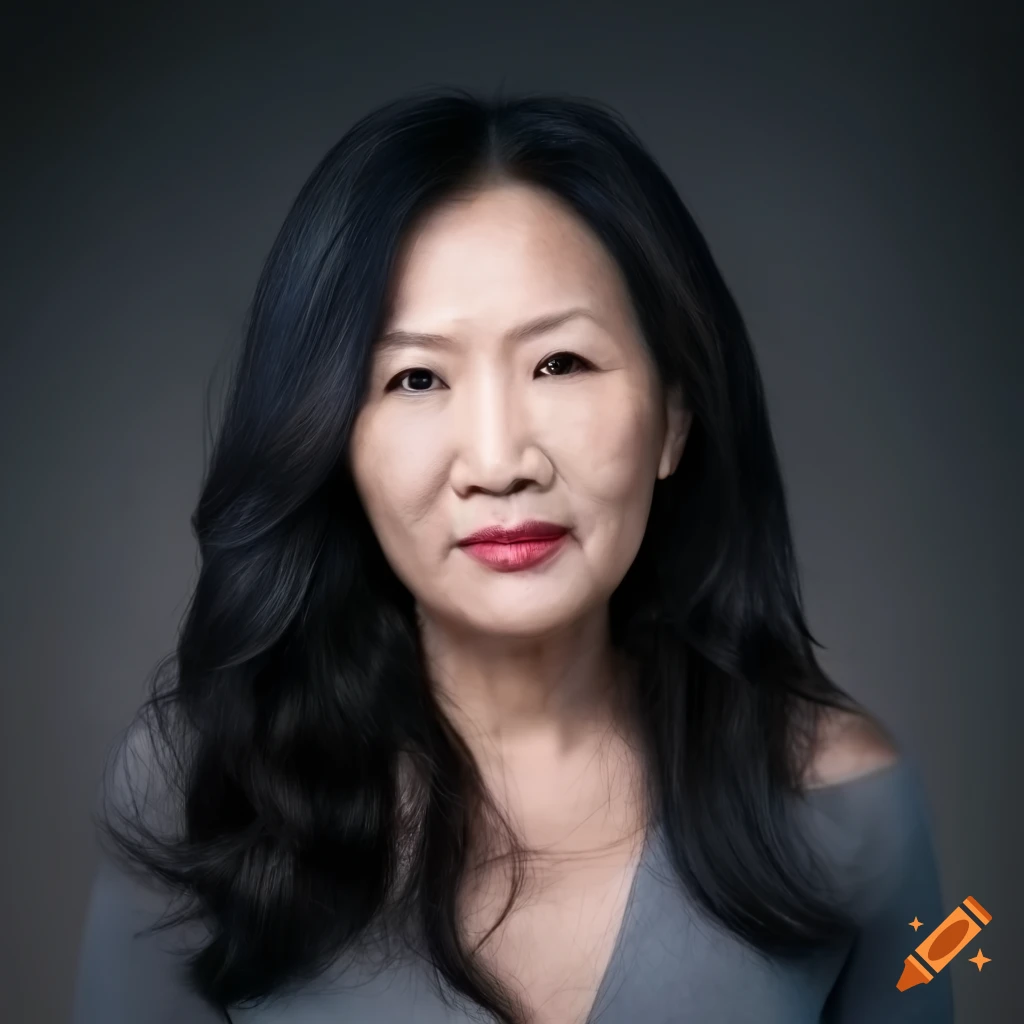 Portrait Of An Asian Mature Woman