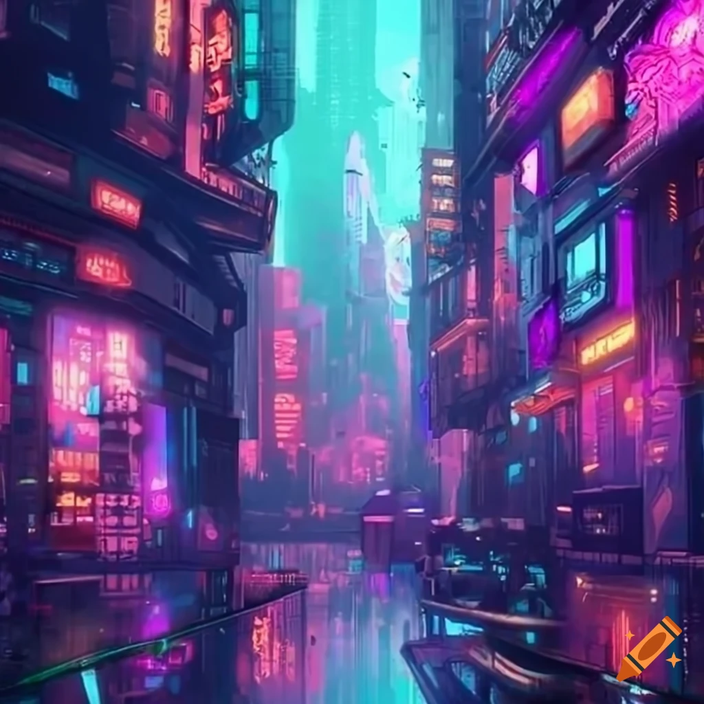 Cyberpunk city