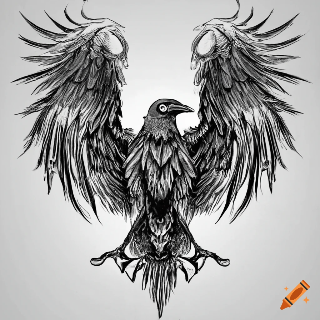 PLH'S Factory - #crow #wings #head #headtattoo | Facebook