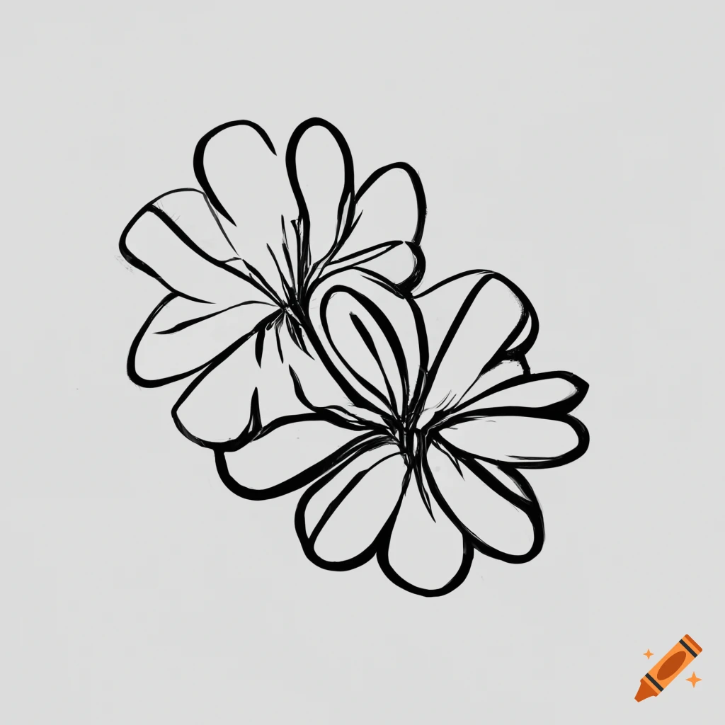 Drawing Of An Outline Hibiscus Flower Coloring Pages Sketch Vector, Flower  Drawing, Wing Drawing, Ring Drawing PNG and Vector with Transparent  Background for Free Download