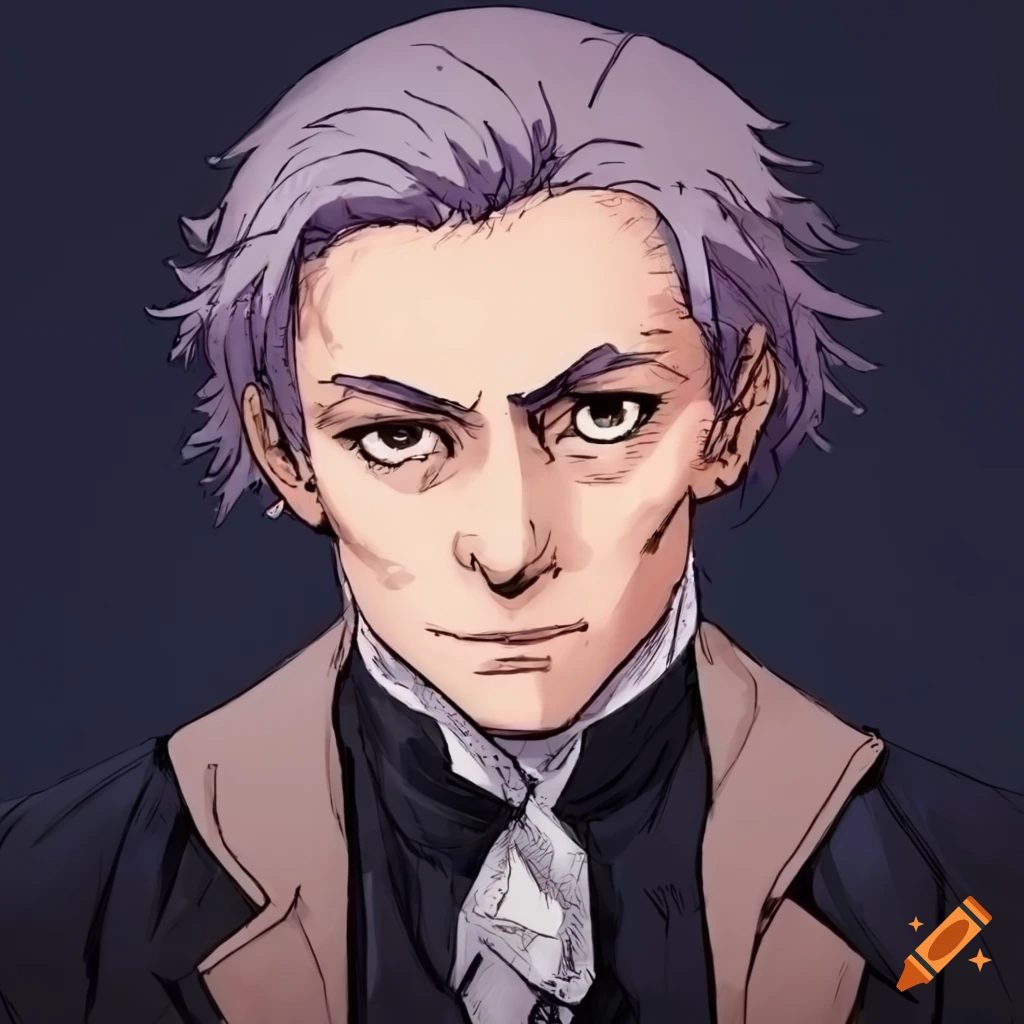 Maximilien robespierre in hajime isayama style