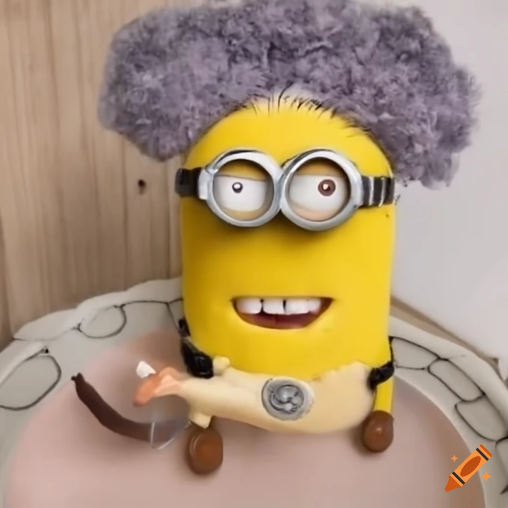 grandma minion old elderly