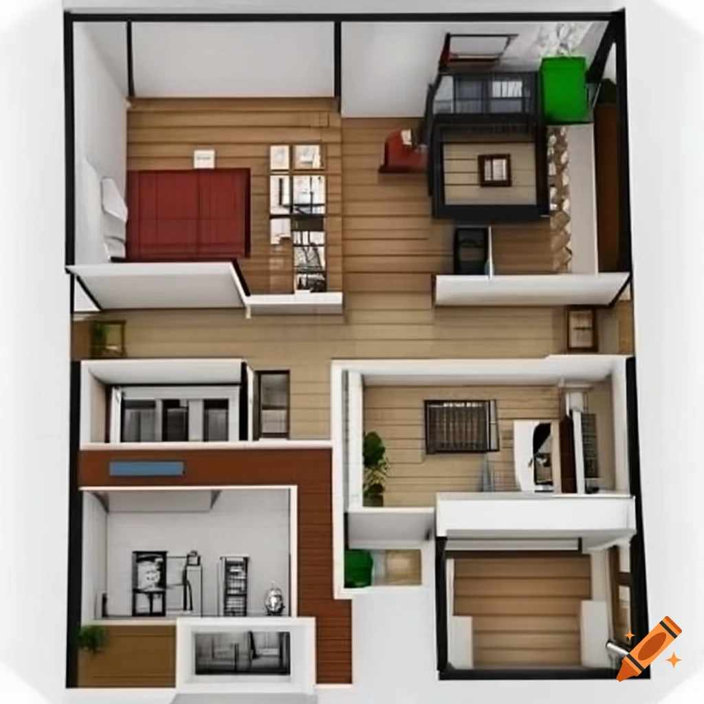 Design Furniture Plan Of Duplex House