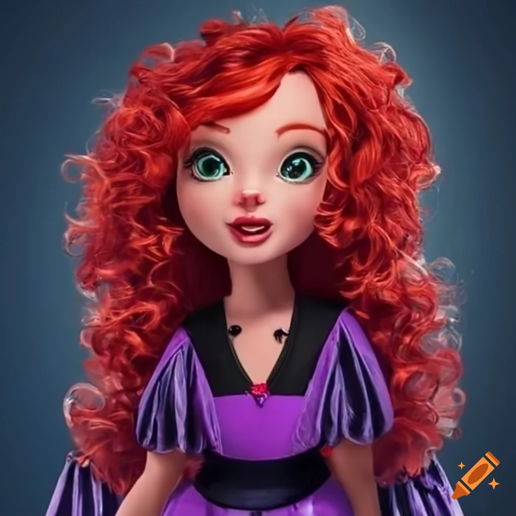 disney princess with red hair and purple dress Cuz ladies, it was bound to happen