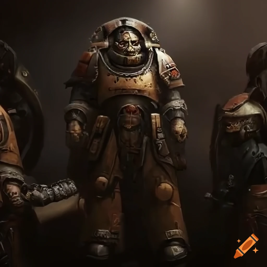 A realistic astartes from warhammer 40k on Craiyon