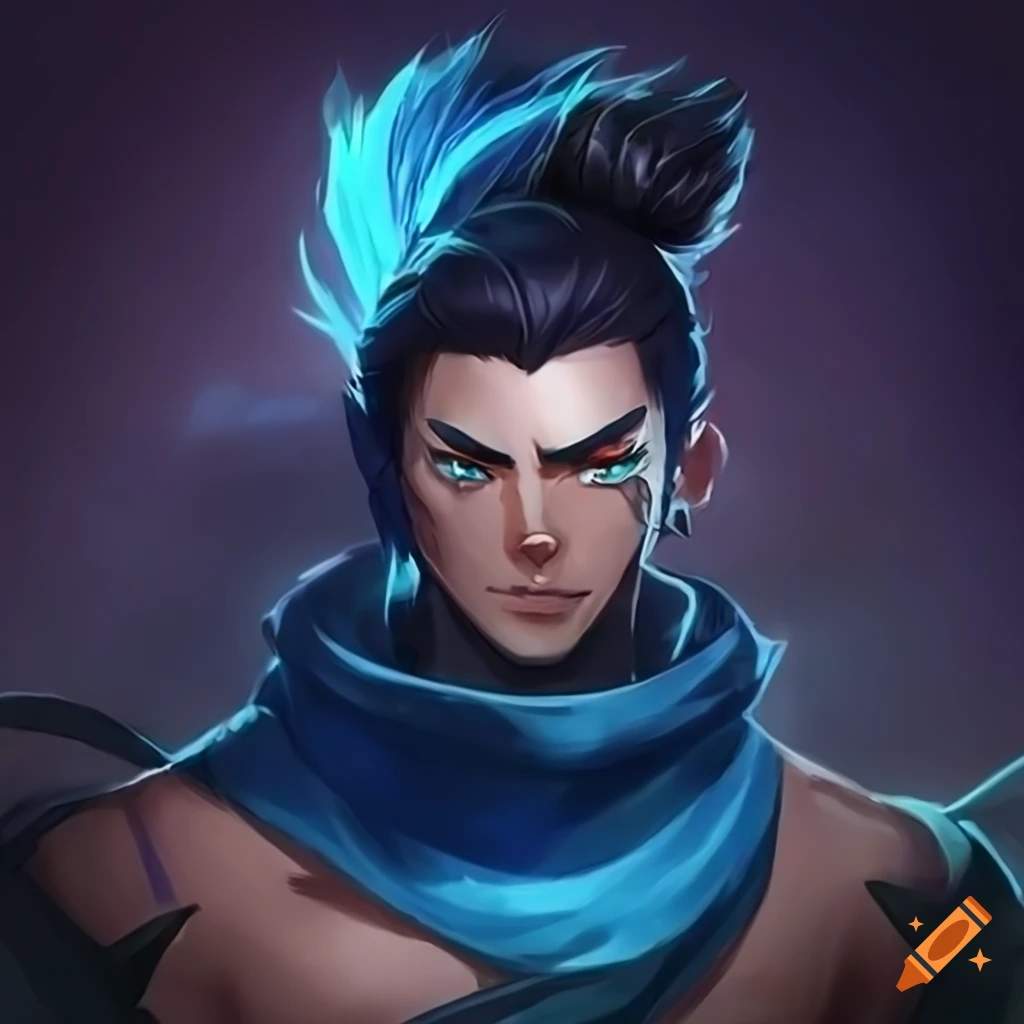 Yasuo from league of legends on Craiyon