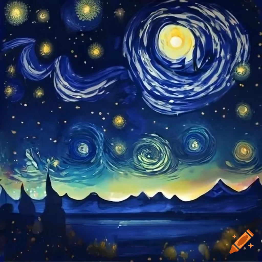 Acrylic Starry Night Invitation