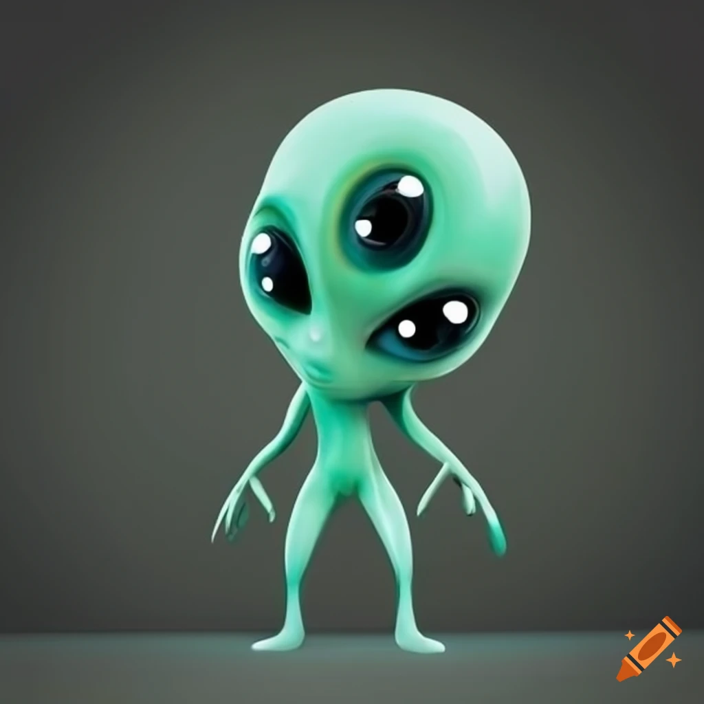 A cute alien with a outils on Craiyon