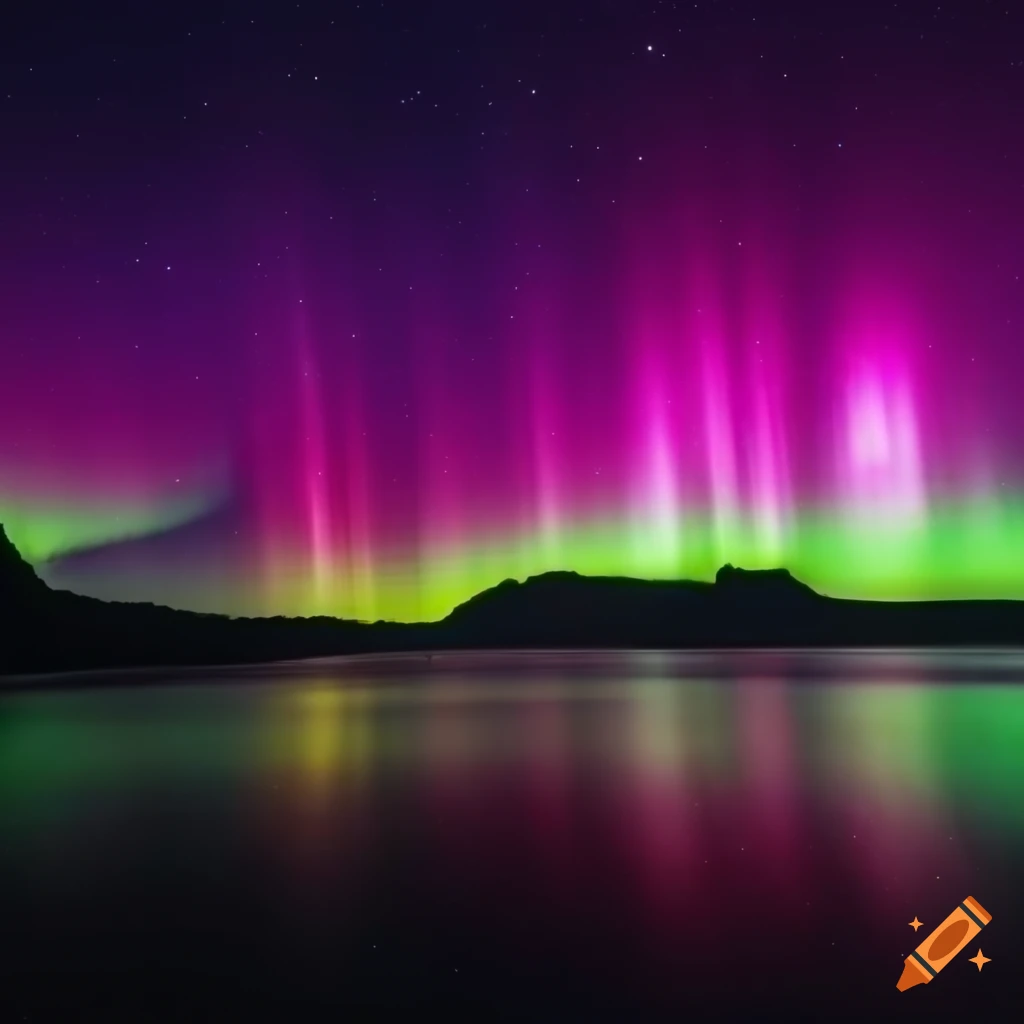 Aurora boreal, islândia on Craiyon