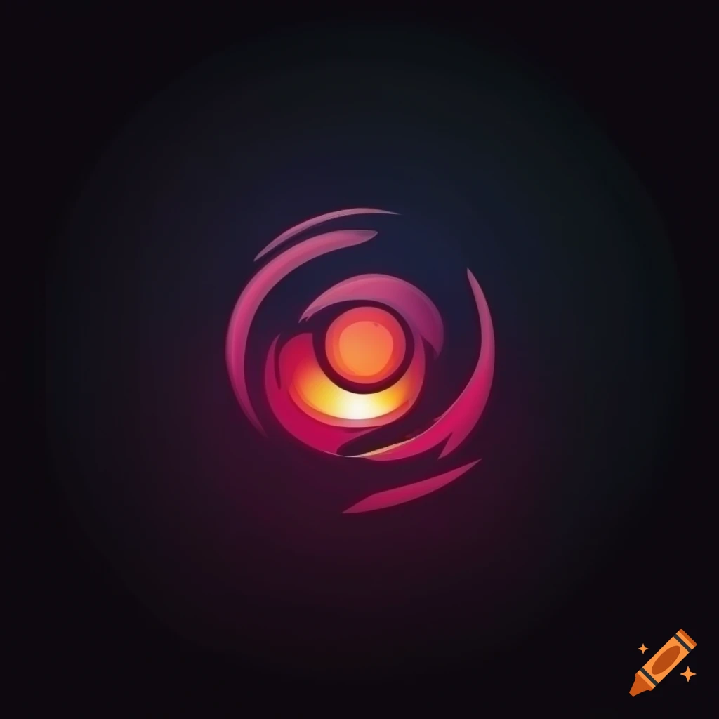 game-studio-logo-galaxy-simplistic-vector-dark-background