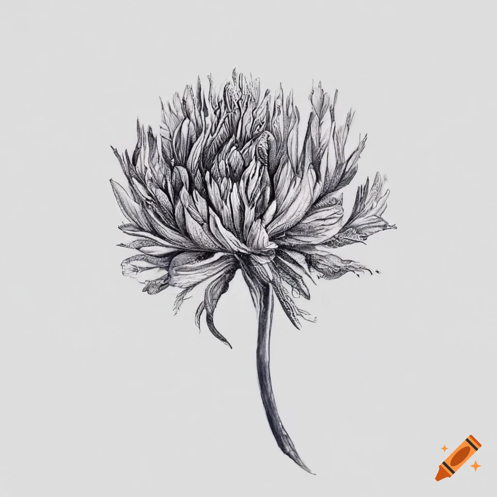 Aster Flower Tattoo | Delicate Floral Tattoo Design
